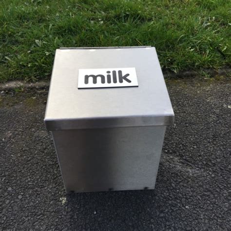 metal milk bottle box|insulated milk box for doorstep.